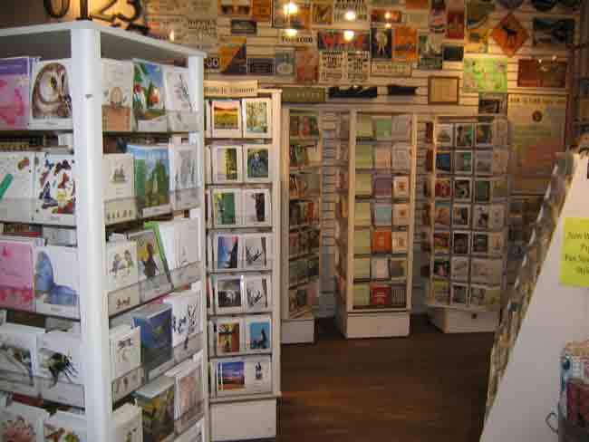 Huge greeting cards and stationary selection